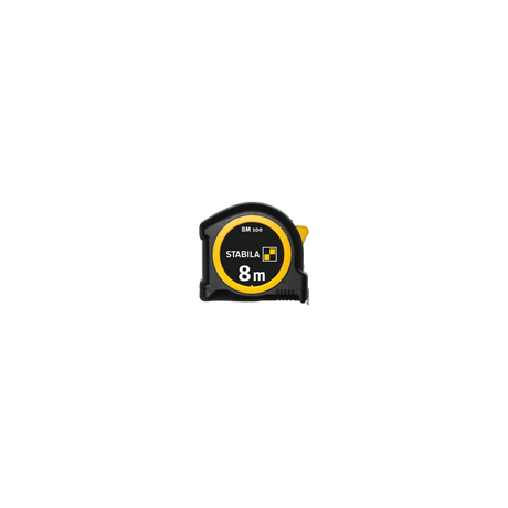 Stabila BM 100 pocket tape, 8 m, metric scale - 8m/26ft (Width 25mm) / Metric