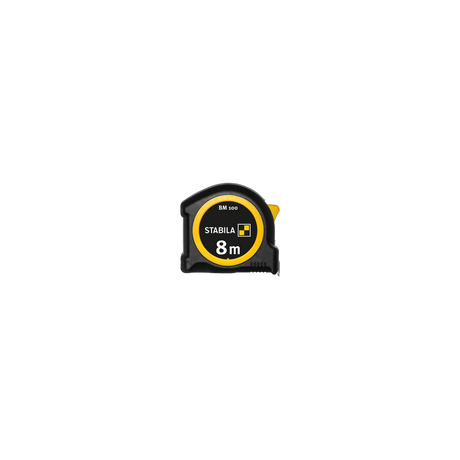 Stabila BM 100 pocket tape, 8 m, metric 1000 scale - 8m/26ft (Width 25mm) / Metric 1000