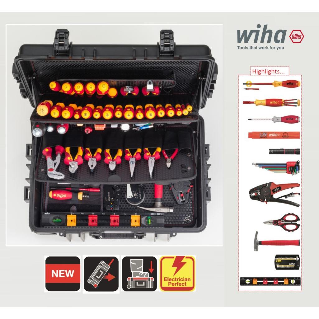 Wiha Competence XXL II mobile tool case details