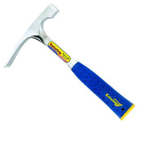 Estwing Brick Hammer - Blue Vinyl Handle with One-Piece Forged Steel and Shock Reduction Grip