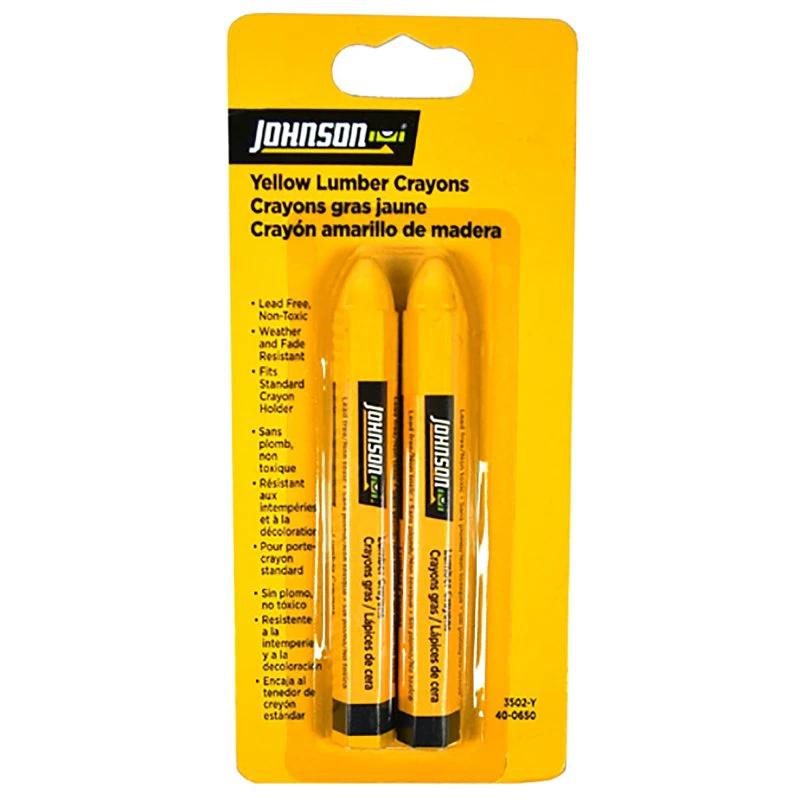 Johnson Crayon Yellow - Pack of Two by Johnson