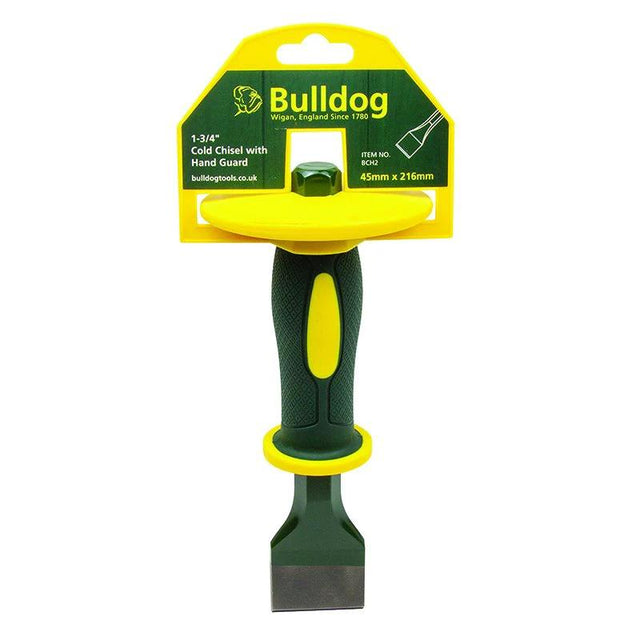 Bulldog 45mm Cold Chisel with Finger Guard by Bulldog